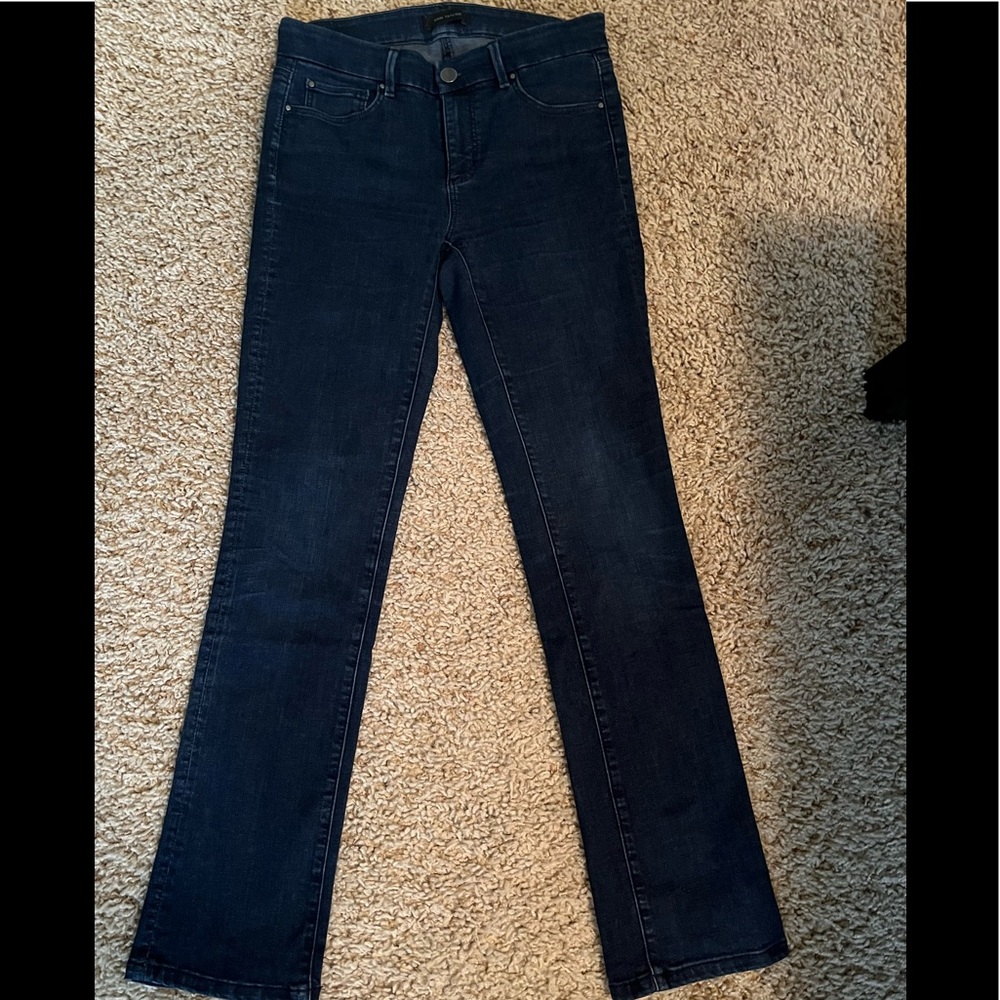 Size 2 Straight Leg Dark Wash from Ann Taylor